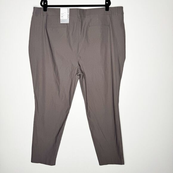 NEW Nine West High Rise Slim Tapered Ankle Pants Women's Plus Size 24 - Picture 2 of 10